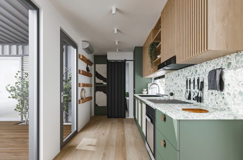 MUViN Containers RELAX Tiny Home Kitchen